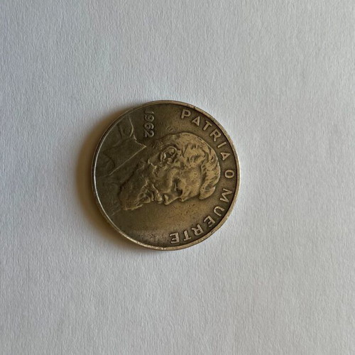 40 Cuban Centavos Coin from 1962 used, minted in Leningrad