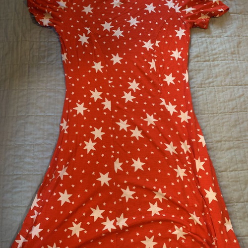 Asos skater mini dress size Small, like new, stars pattern
