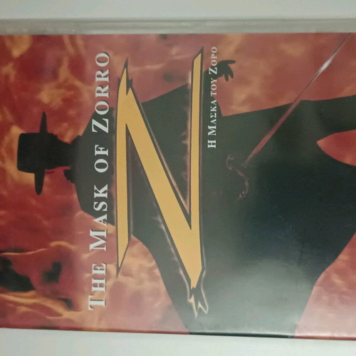 DVD The Mask of Zorro like new, with subtitles