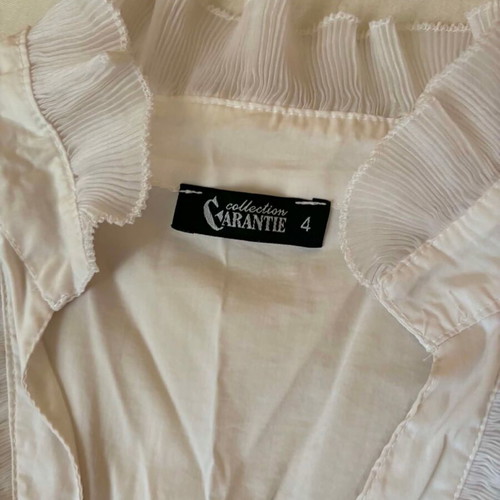 Women's blouse black and white size M used, like new