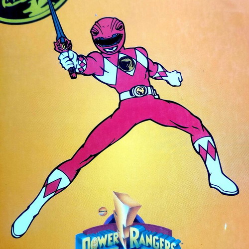 Power Rangers Mighty Morphin 1995 school notebook new, regular size