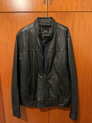 Arma leather jacket like new, 100% sheep leather, size 54