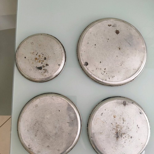 Kitchen stove burner covers used, set of 4
