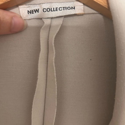 Beige mid-length jacket S/M like new, unlined