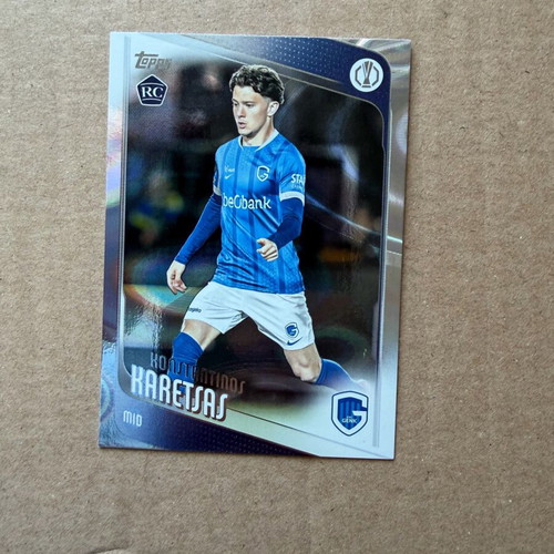 Topps Flagship Rookie Konstantinos Karetsas Silver Foil like new