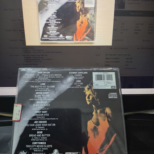 9½ Weeks Soundtrack CD like new, romantic blues music