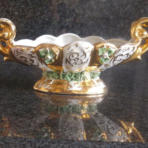 Vintage Gondola Fondant Dish Italian used handmade hand-painted