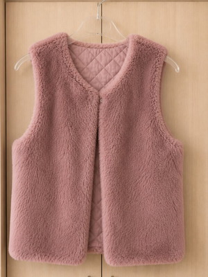 Zara reversible sleeveless vest like new, pink, size 140 cm