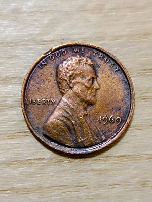 Lincoln Cent 1969 USA used