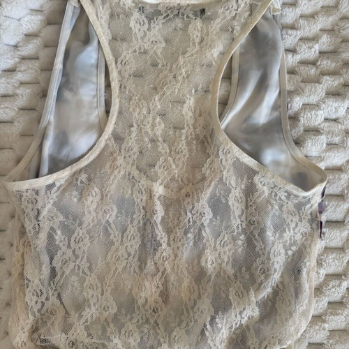 Guess floral mini dress with lace back like new, XS/S