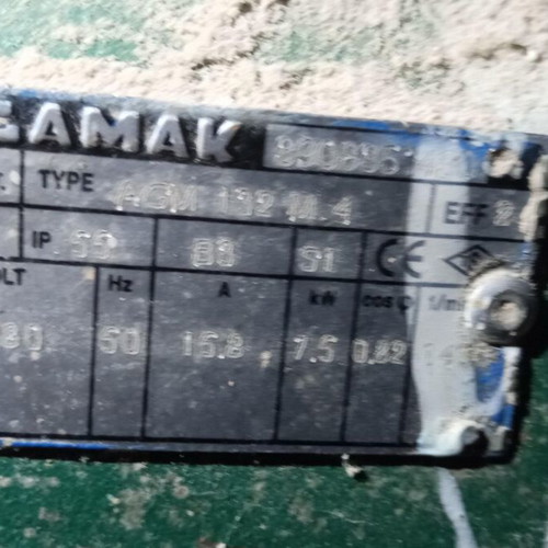 Kocamak Industrial Shredder with GAMAK 7.5 kW Motor used