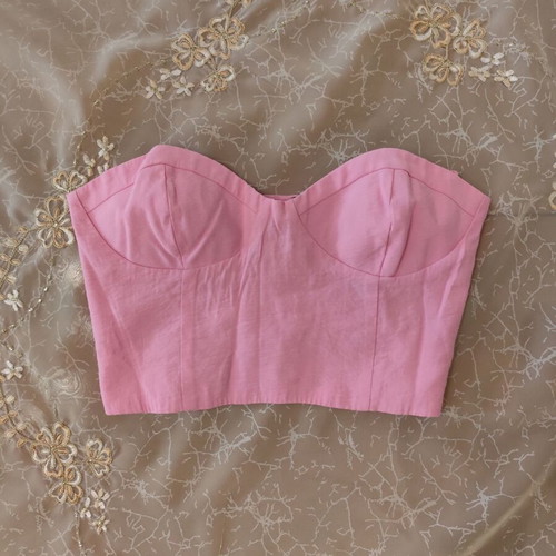 Short pink blouse Zara new, size S