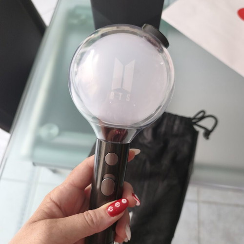 BTS Lightstick Army Bomb new with wrist strap and protective case