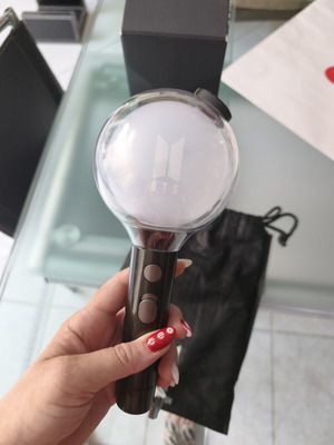 BTS Lightstick Army Bomb new with wrist strap and protective case