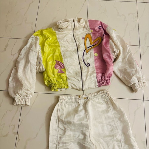 Laurel lifestyle tracksuit like new, size S, white and pink