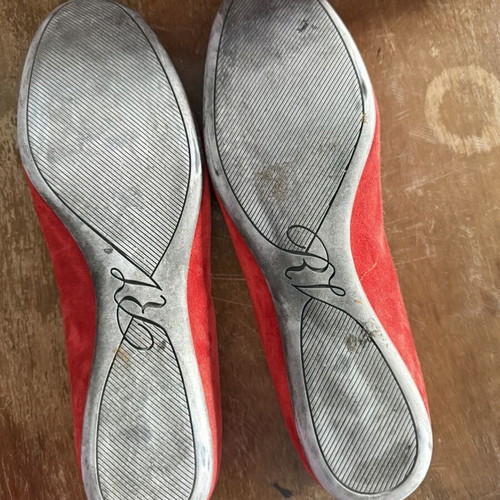 Roger Vivier ballerina shoes, red, size 41
