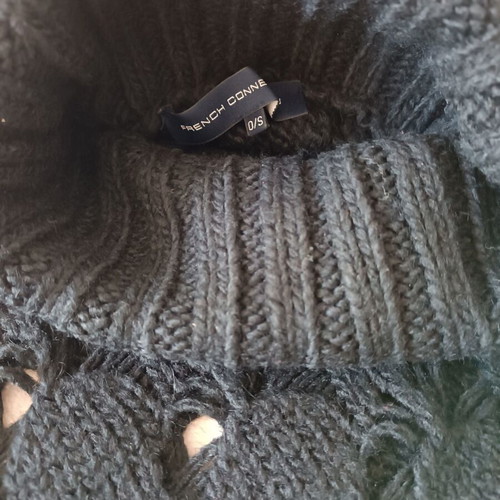 Poncho French Connection like new, black, one size