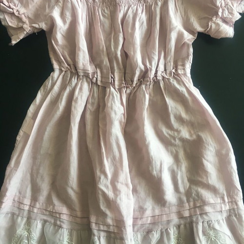 Please mini summer dress medium used, silk cotton lace