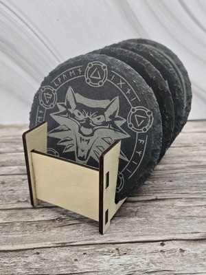 The Witcher volcanic coasters set new natural stone