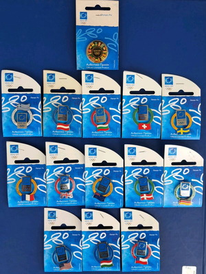 Athens 2004 Olympic Games Pins Set of 13 New