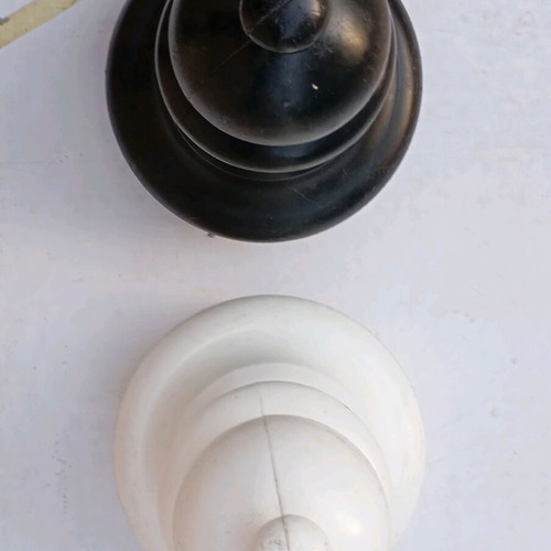 Chess pawns used, 2 large plastic pieces