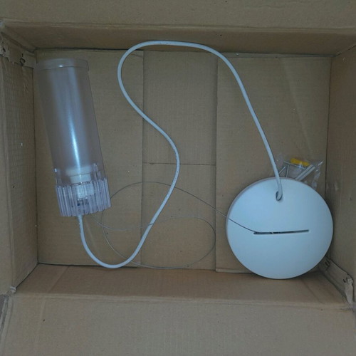 Ceiling lights new plexiglass pair, 30 cm diameter