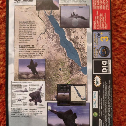 CD Computer Games Magazine used with F22 for PC