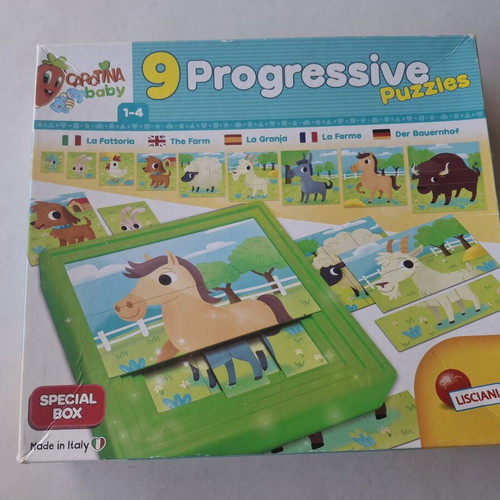 Progressive Puzzles Carotina set of 18 puzzles like new