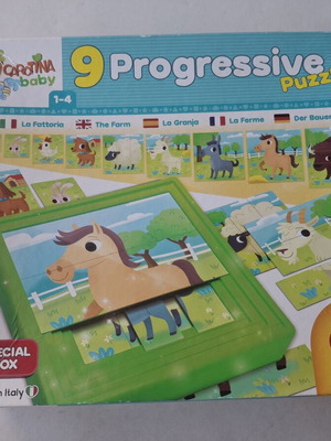 Progressive Puzzles Carotina set of 18 puzzles like new