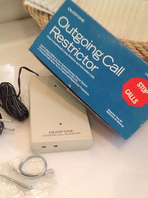 Electronic Phone Call Restrictor new Outgoing Call Restrictor