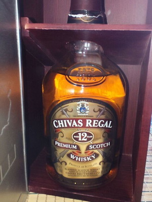 Chivas Regal Premium 12 Years Collectible, Open Bottle
