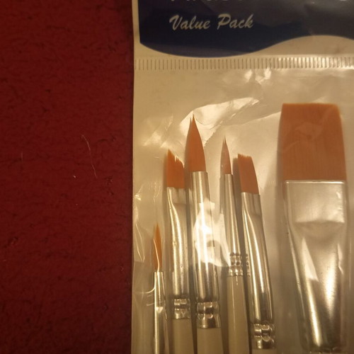 Artist brushes new, set of 6 pieces