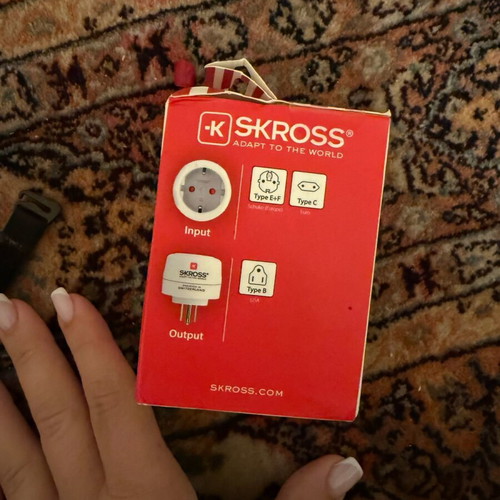 Plug adapter from European to American socket new