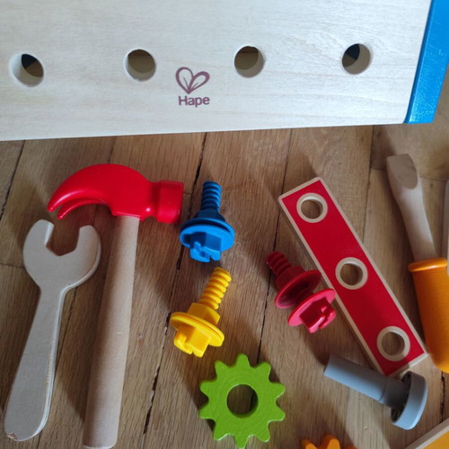 Hape Wooden Children's Tool Set like new