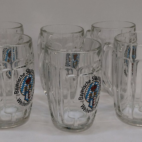Weihenstephan beer mugs set of 6 new 500 ml