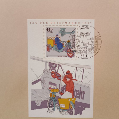Germany 1997 First Day Cover Stamp with Bonn Postmark