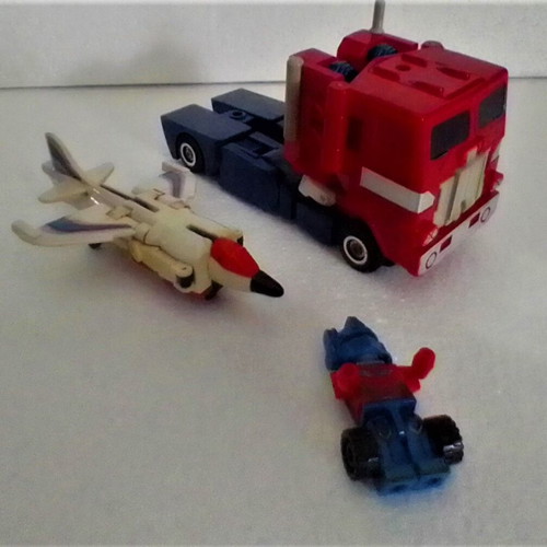 Slingshot Superion Vintage 1985 G1 Transformers used, Optimus Prime Lego