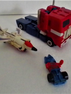 Slingshot Superion Vintage 1985 G1 Transformers used, Optimus Prime Lego