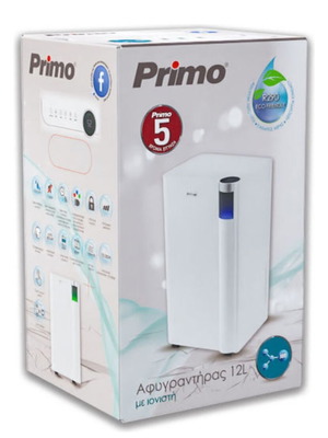 Primo 12L dehumidifier with ionizer like new