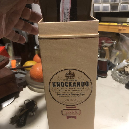 Knockando Malt Whisky 1977 vintage sealed new