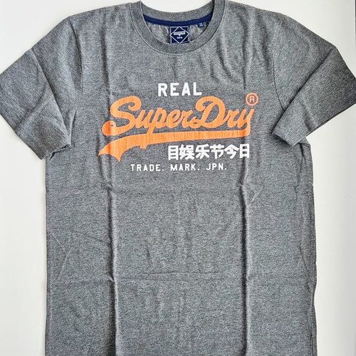 Superdry T-shirt μέγεθος L σαν καινούργιο, γκρι βαμβάκι