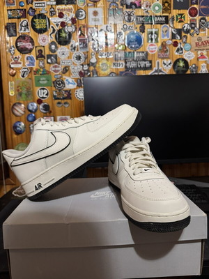 Nike Air Force 1 αθλητικά παπούτσια, μέγεθος 44.5, άσπρα