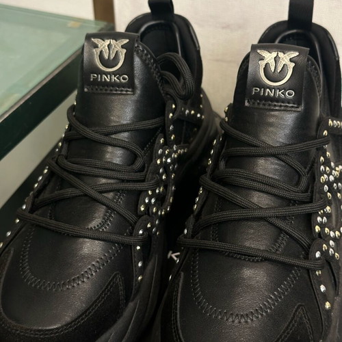 Pinko Ariel 28 sneakers new, black size 36 with rhinestone details