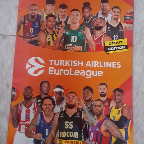 Panini EuroLeague 2024-25 sticker album used, 364 of 424 stickers