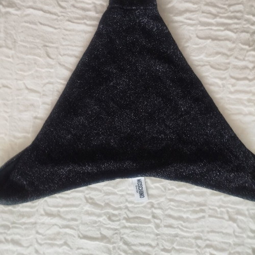 Moschino black shiny swimsuit size large like new