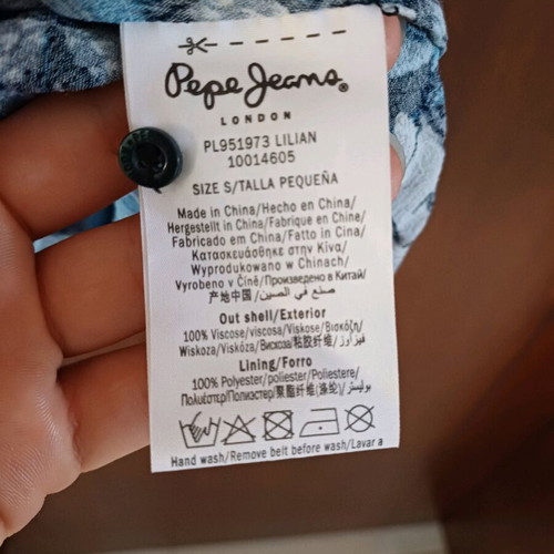 Pepe Jeans mini dress new blue