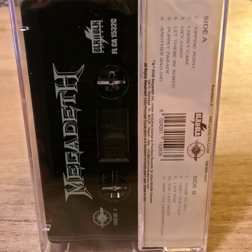 Megadeth cassette new, sealed, Cyber Army exclusive collectible edition