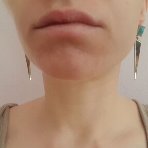 Earrings used, blue and gold