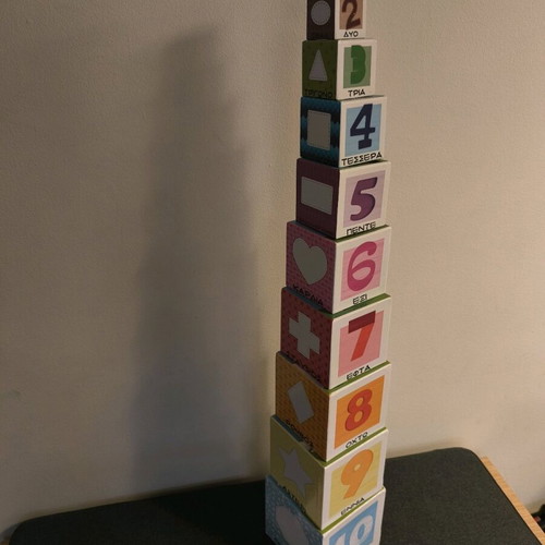 My Book Tower used, educational toy