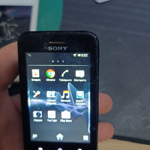 Sony Xperia Tipo Dual smartphone used, functional